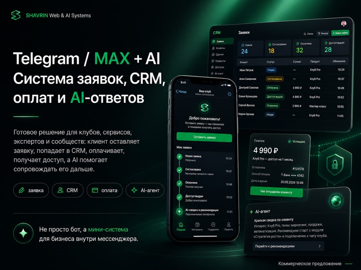 AI-презентация коммерческого предложения SHAVRIN